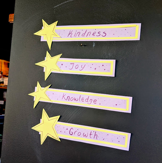 kindness, joy, knowledge, growth